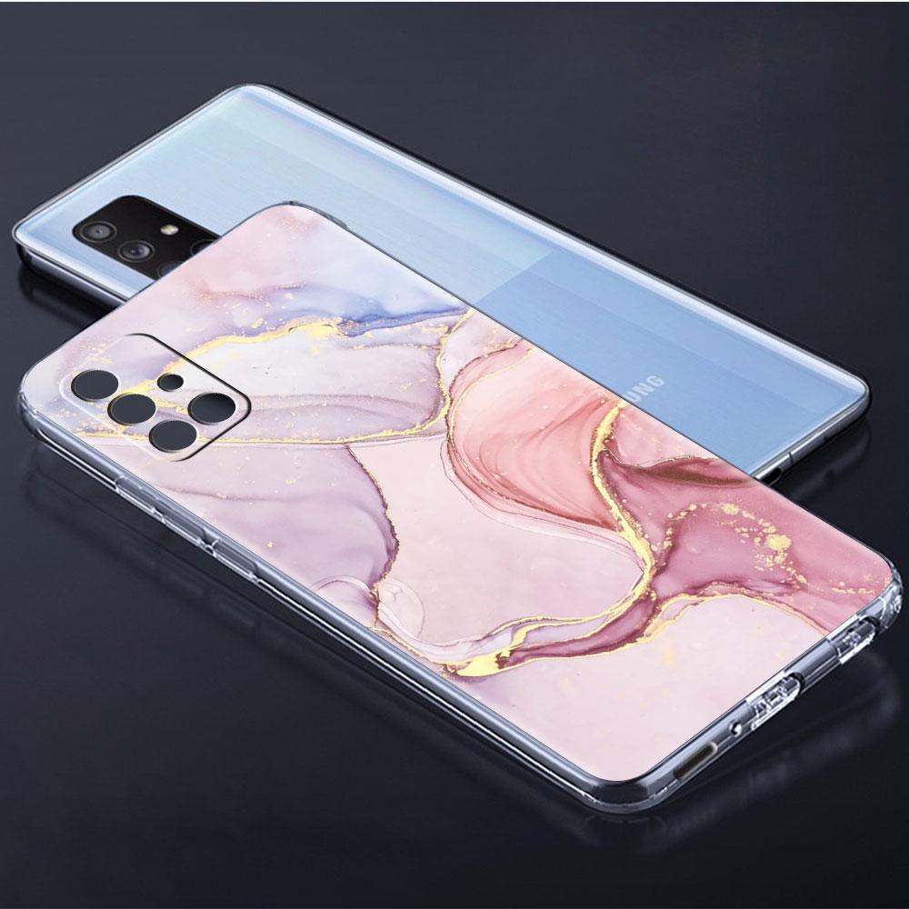 Marble Pattern 3 Clear Case For Samsung Galaxy A52 A12 A51 A32 A21s A71 A32 A22 A50 A70 A31 A72 5G Phone Cover