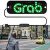 LED Indicator Light Waterproof Taxi Sign Lamp with USB Power Car Windshield Light Stickers for Ride-Hailing Cars Grab Taxi