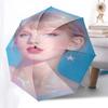 Taylor Swift Themed Automatic Opening and Closing Umbrella, Compact Travel Umbrella, Lightweight and Portable, Suitable for Beach Commuting