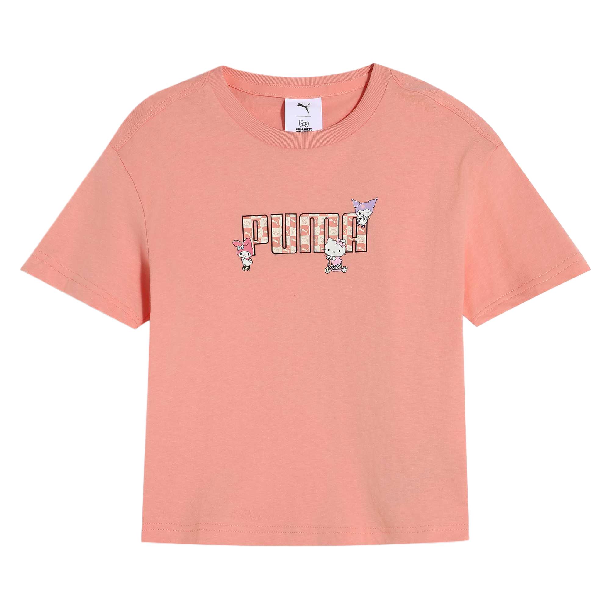PUMA x Sanrio/, T Shirt Fruit Powder Children Aged 3 7 Years Old 630062-18 110