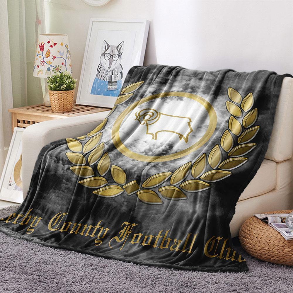 Derby County Poster Decke, Hohe Qualität, Bequem für Alle Jahreszeiten, Heimdekoration, Wärme und Komfort