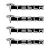 4pcs Tesla Speaker Stickers Car Audio Badge Emblem Decals for Tesla Model 3 Y S X Interior Accessories