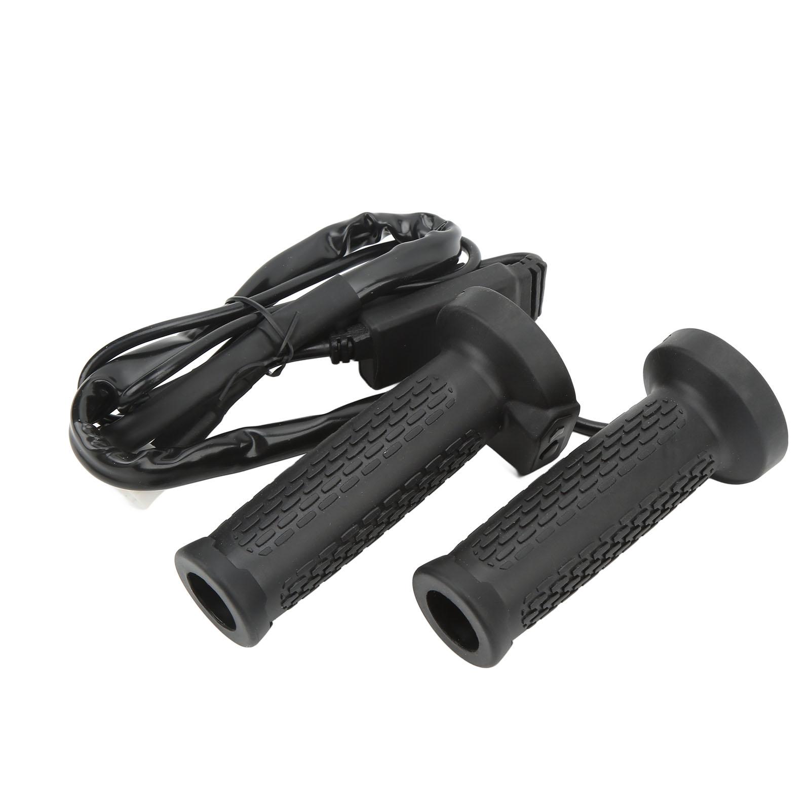 

1 пара электрических нагревательных ручек 5 регулируемых передач мотоцикл квадроцикл теплые нагреваемые накладки на ручки для руля 22 мм