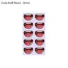 styles Decals cute MouthChips Paper Face Organ Paster Cartoon Mouth Stickers Anime Figurine Doll