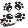 Snowboard Stomp Pad Self-Adhesive Snowboard Foot Pad 4pcs Snowboard Anti-slip Stickers Snowboard Pads Foot Pads