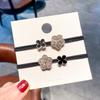 Super Glitzerndes Herz Kleeblatt Haarspange - Einfacher Stil Haargummi Stirnband für Damen