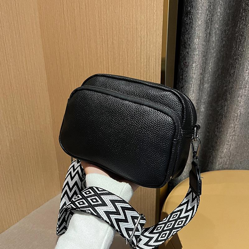 Minimalist Multi Layer Faux Leather Shoulder Bag Fashion Crossbody Purse for Women KTB