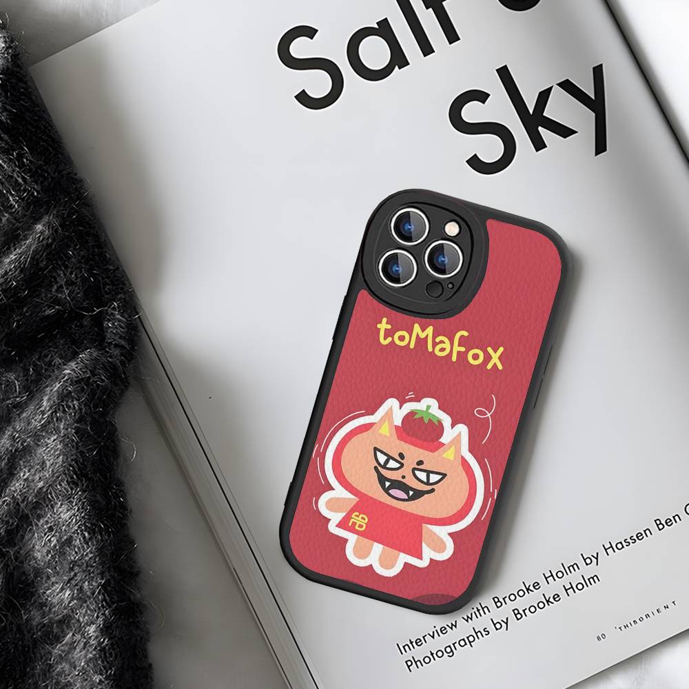 Anime Maskot GMMTV Pouzdro na telefon Pro IPhone 16 15 14 13 12 11 Pro Max Plus Kožený kryt