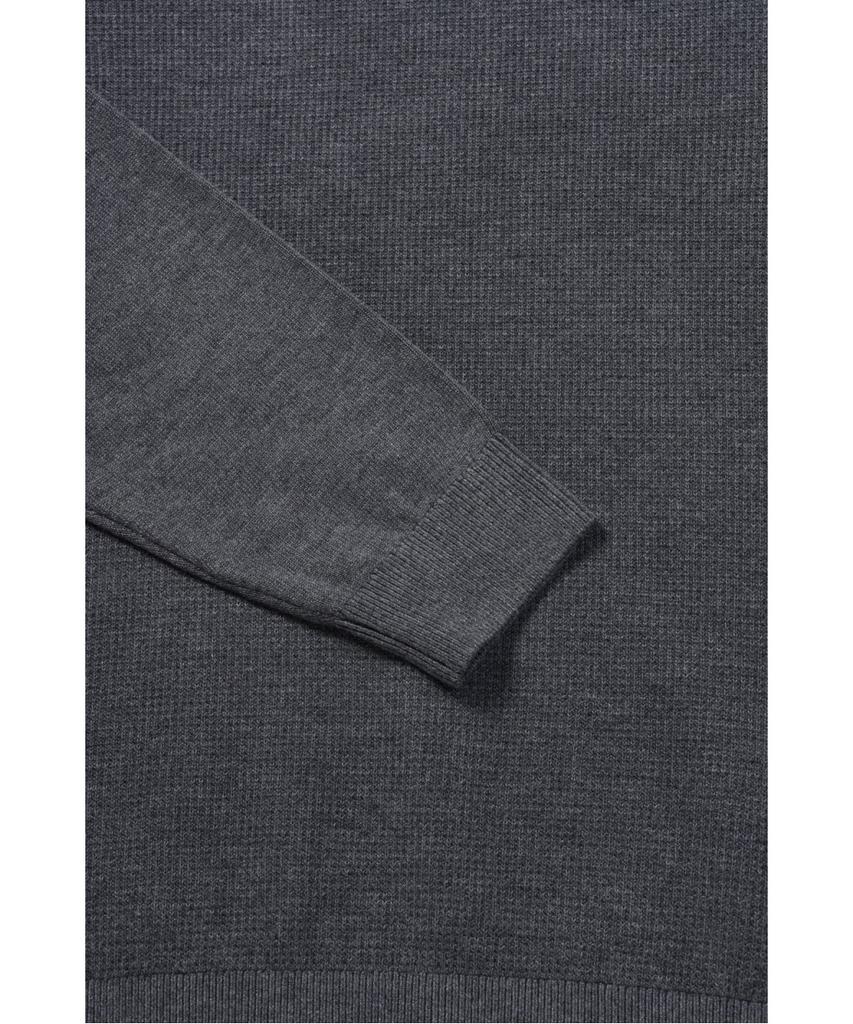 BRENTWOOD [Essentials] Washable Henley Neck Sweater Brwax26231Gyx