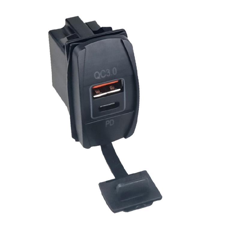 USB QC3.0 & PD Type C Car Chargers Marine Motorcycle Power Outlet 12V 24V