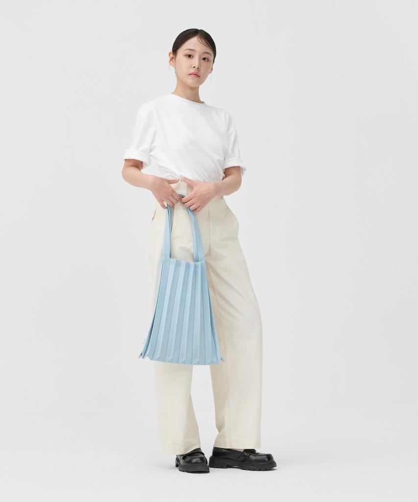 Pleatsmama New Shoulder Bag Light Blue