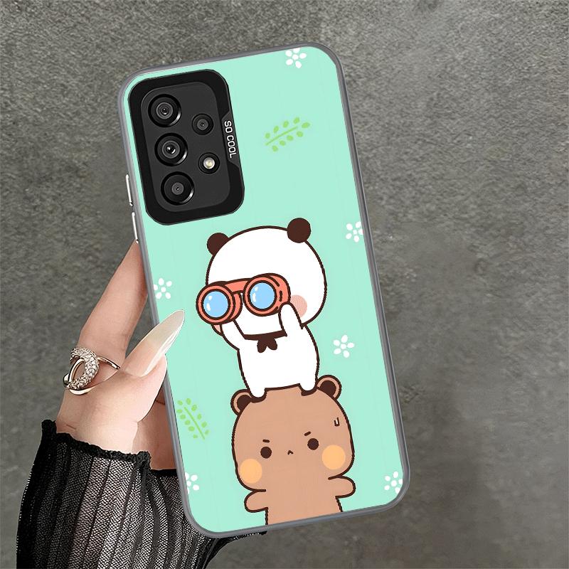 Bubu Dudu Cartoon Cute Soft Phone Case for Samsung A17 A16 A15 A14 A13 A57 A56 A55 A54 A53 A37 A36 A35 A34 A33 A26 A25 A24 A23 A