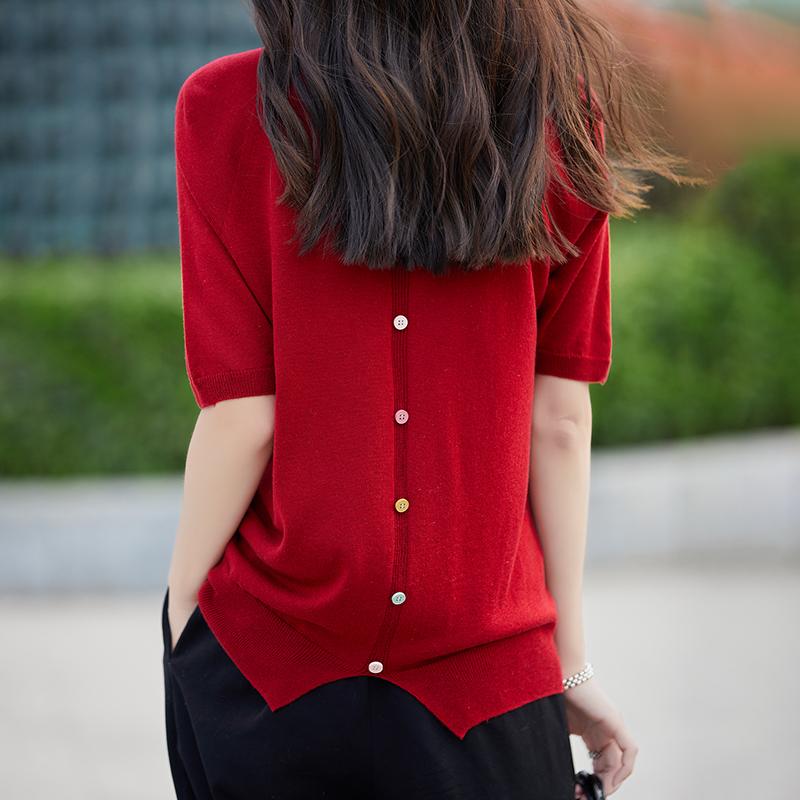 Summer Shirt for Women - 50% Mulberry Silk Blend | Wrinkle-Free & UV Protection | Luxe Lightweight Top