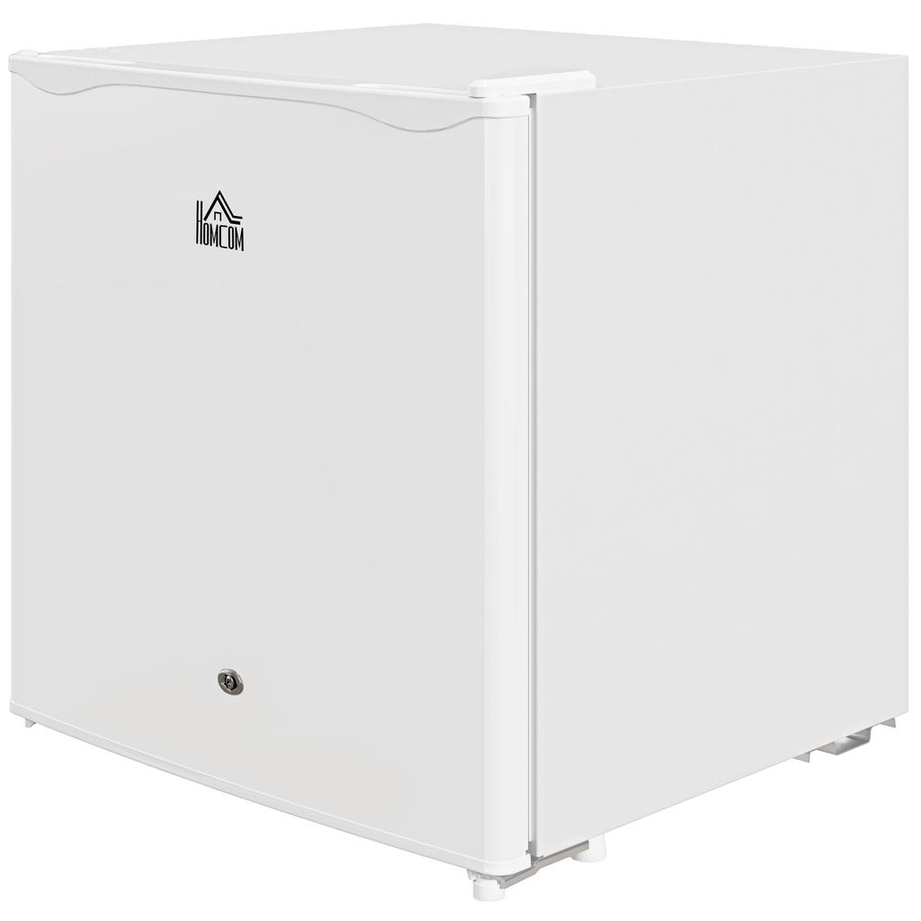 46 Litre Lockable Countertop Fridge - Cream White