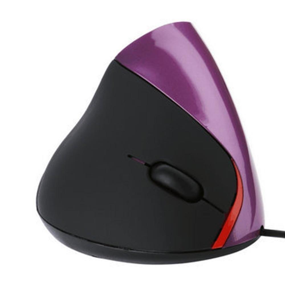 1600DPI Vertical Mouse Wrist Rest Photoelectric USB Wired Mouse Vertical Shape Ergonomic Design Computer Mice Office Use