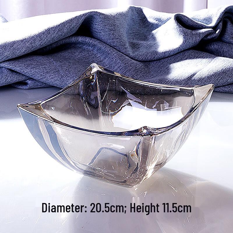 Najian Modern Crystal Glass Fruit Bowl