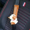 Kawaii Plush Kitten Car Safety Belt Cover Pads Universal Auto Shoulder Cushion Protector Vehicle Seat Strap for Women Children