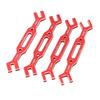 4PCS Set RC Ball Tie Rod Adjustment Wrench Aluminium Alloy 1 10 1 16 3.0mm‑6.0mm Model RC Car Repair Tool