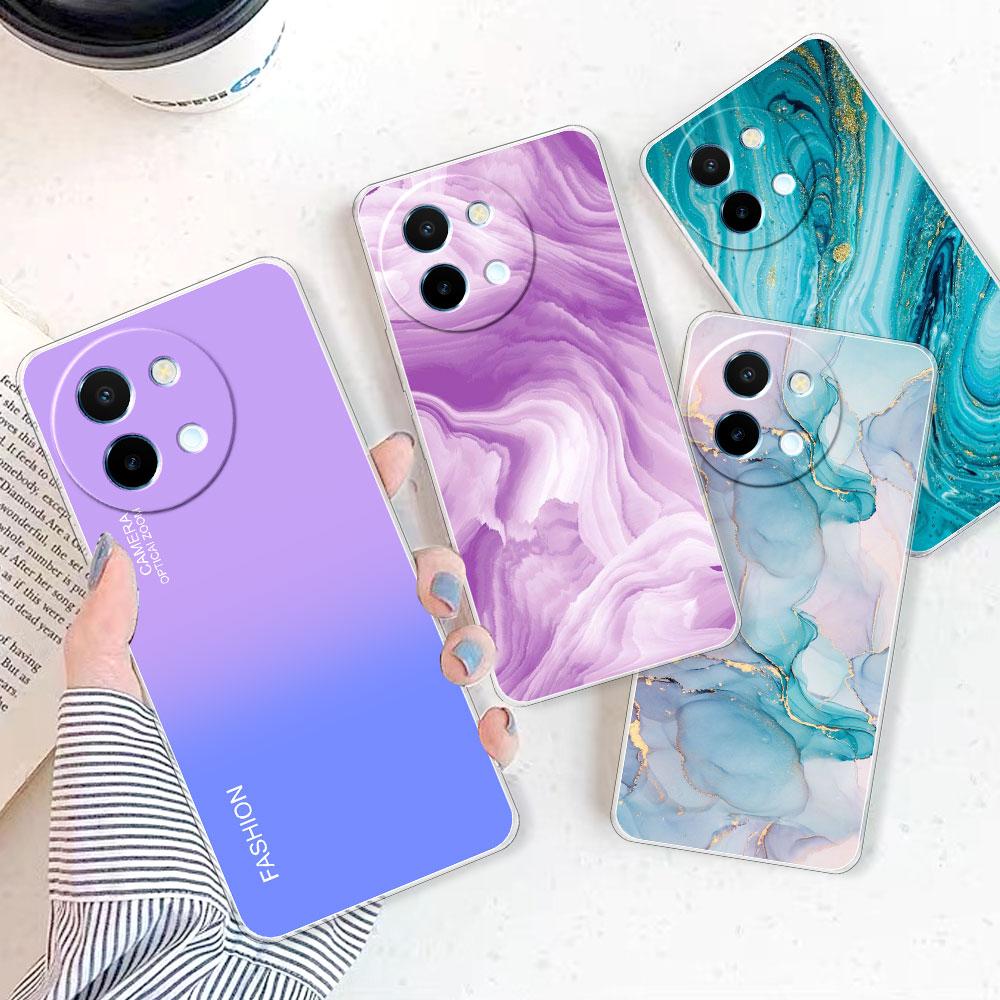For Vivo Y38 5G Case Back Cover For Vivo Y18 /Vivo Y18E Funda Clear Soft Silicone Phone Case on VivoY38 Y 18 Y18E Protect Coque