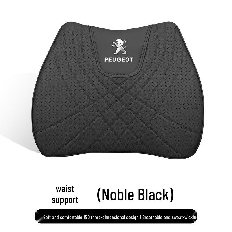 Peugeot Car Seat Cushion & Lumbar Support for 206-308 Models - All-Season Cover