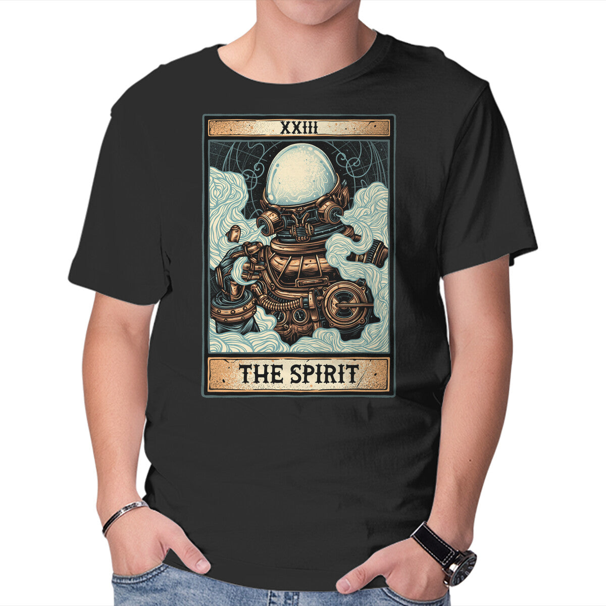 Unisex Crew Neck T-Shirt Spirit Graphic Short Sleeve Casual Tee S