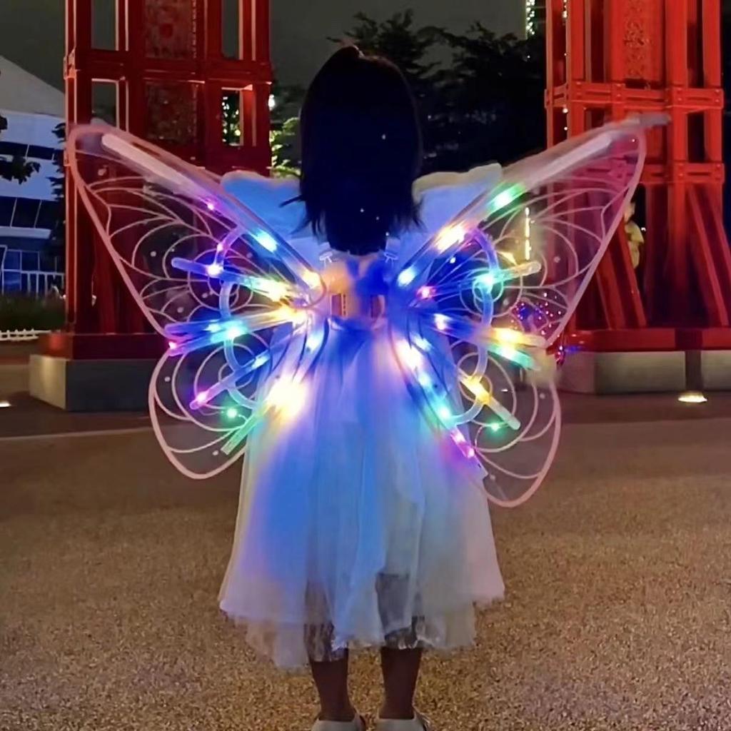 Kids' Colorful Luminous Butterfly Angel Wings - Free Shipping, Perfect Night Market Gift