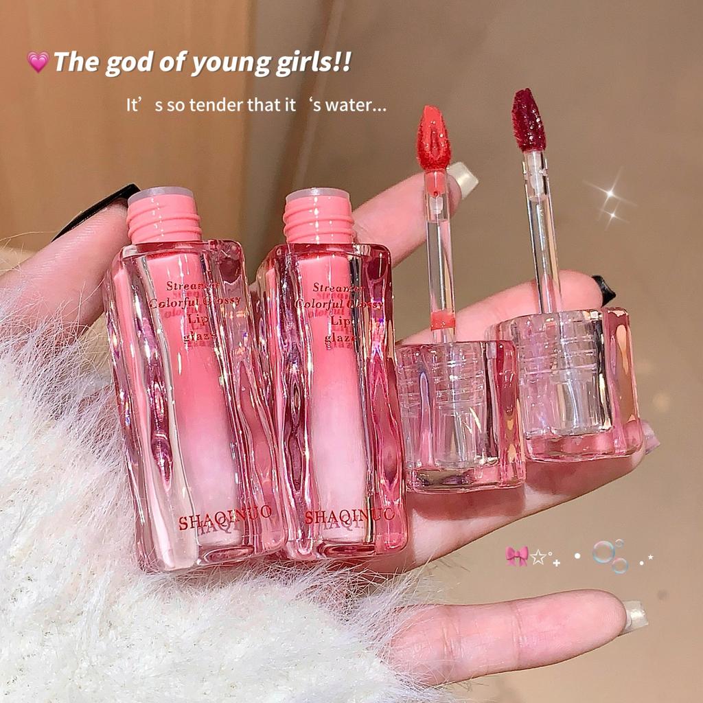 SHAQINUO Streamer Colorful Glossy Lip Glaze