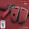 Car Zinc Alloy Leather Key Case Cover For BMW X1 X3 X5 X6 X7 F20 F15 F16 F48 G20 G30 G01 G02 G05 G11 G32 1 3 7 Series Accessorie