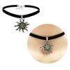 Traditional Vintage Edelweiss Necklace Fashion Flower Charm Pendant Necklaces Women Choker Clavicle Chain Jewelry Gift