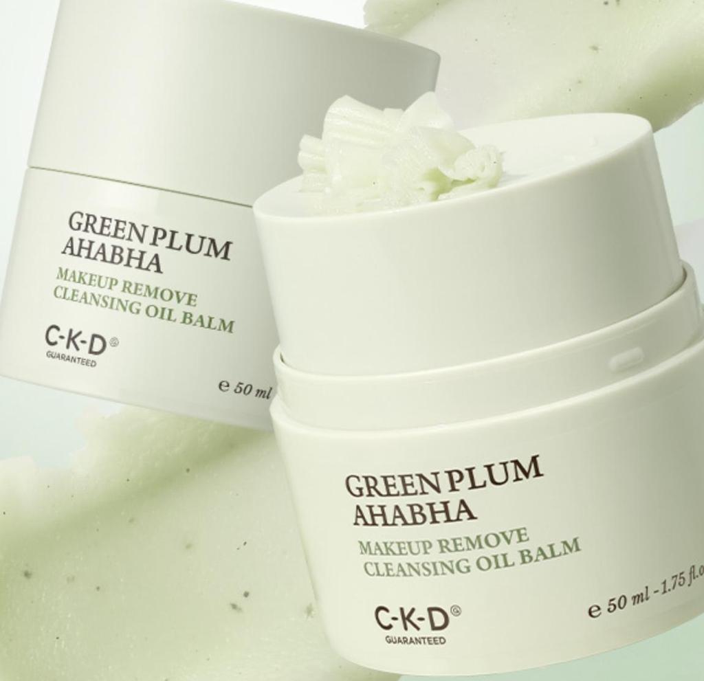 CKD Green Plum AHA BHA Makeup Zero Cleansing Oil Balm Deep Cleansing Smooth Skin 50ml