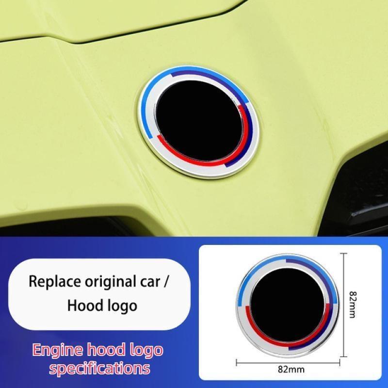 Front Hood Emblem Logo 82mmRear Badge 74mmWheel Hub Cap 68mmSteering Wheel Sticker45mm For X1 X5 X6 3Series 5Series 7Series