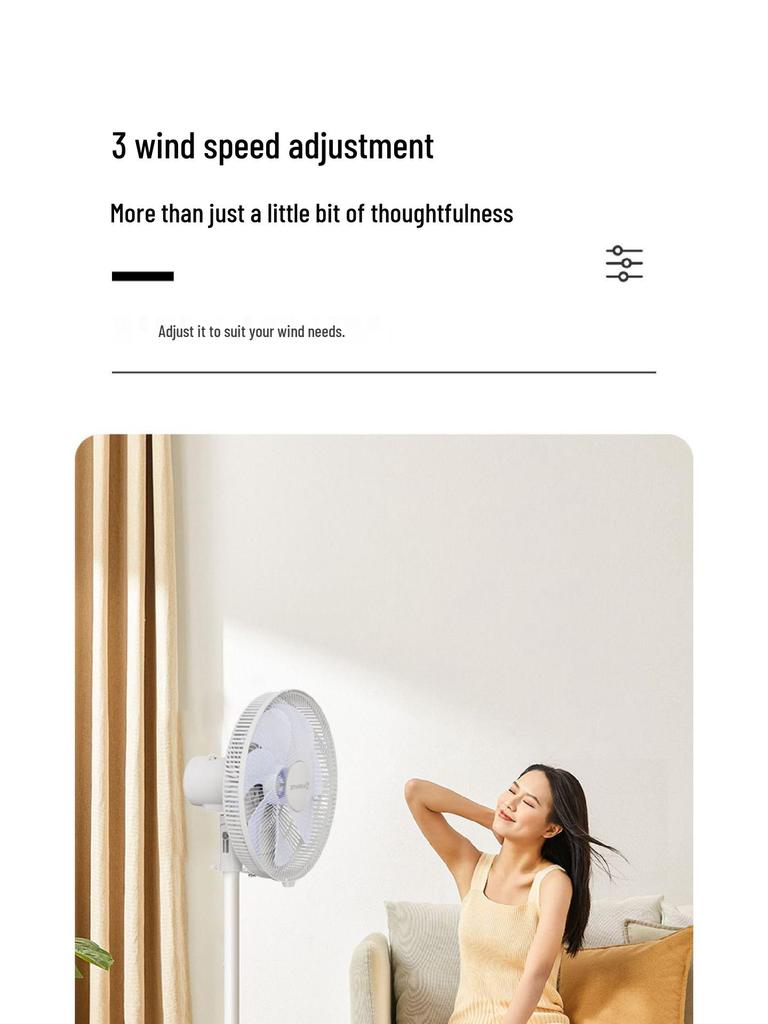 Airmate FS35-X79 7-Blade Floor Fan: Quiet, Energy-Efficient Oscillating Fan for Bedrooms.