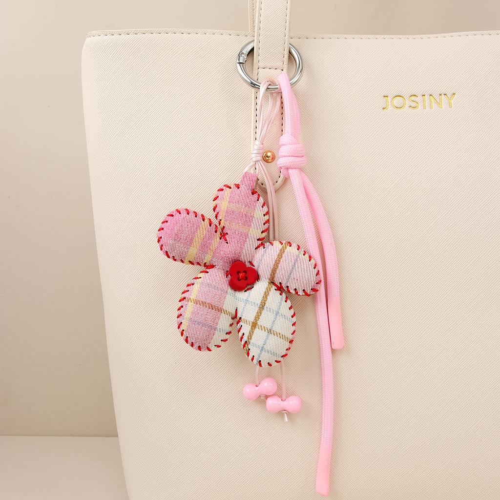 Creativity Flower Pendant Woven Rope Design Backpack Hanging Piece Bag Charm Fashion Accessories Gift A605 Bag Charm