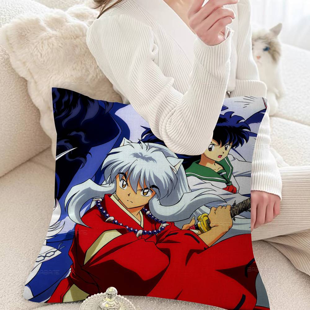 I-Inuyasha Anime Pillow Anime Pillow Sofa Bed Head Pillow Cover Cushion Cover 45x45 Cm Fashion