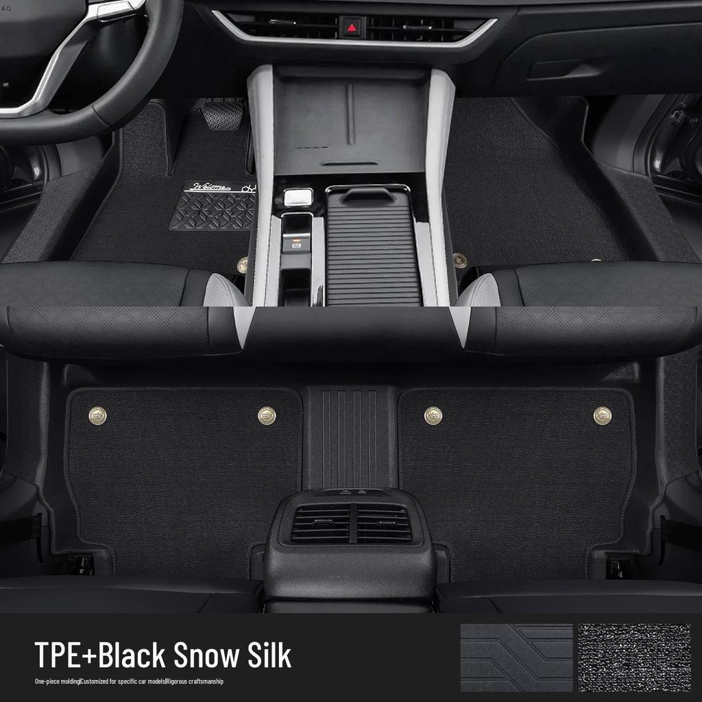 Jetta VS8 Full Coverage TPE Floor Mats - Interior Decorative Automotive Accessories