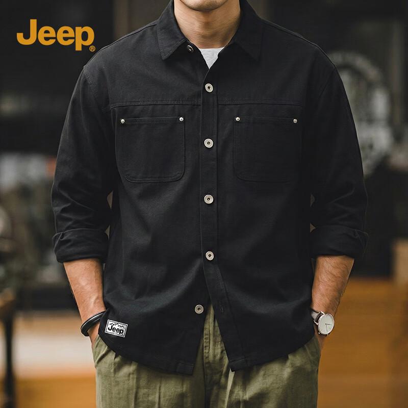 JEEP Men s Cotton Workwear Shirt Jacket 2XL