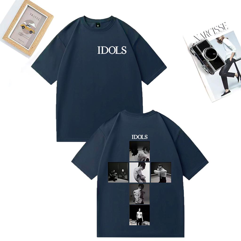 Singer Yungblud IDOLS 2025 Summer New Album Tour 100 Pure Cotton Printed Tshirt Men Women Streetwear Hip Hop Short Sleeve Y2k