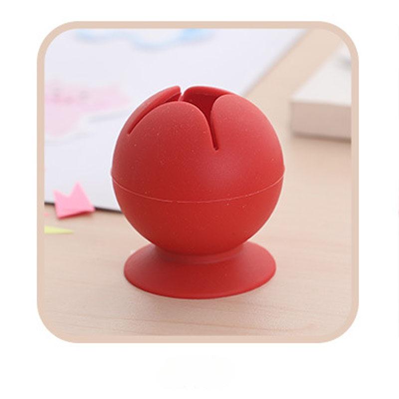 Multifunktionale Silikon-Schreibtisch-Organizer Müllaufbewahrungskugel 5D Diamantmalerei Stifthalter Aufbewahrungs-Gadgets Kunst Nähwerkzeug