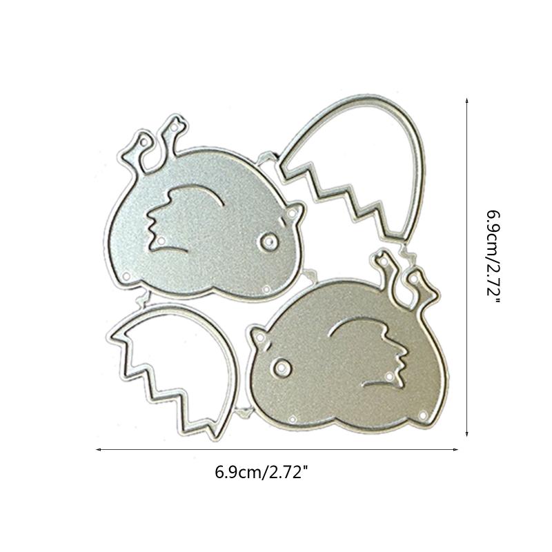 Metal DIY Embossing Moulds Cute Chick Embossing Stencil Cutting Dies for Album Paper Card Making Scrapbooking Durable