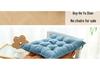 Luxurious Tech Fabric Tatami Chair Cushion - Heightening Seat for Home & Dining