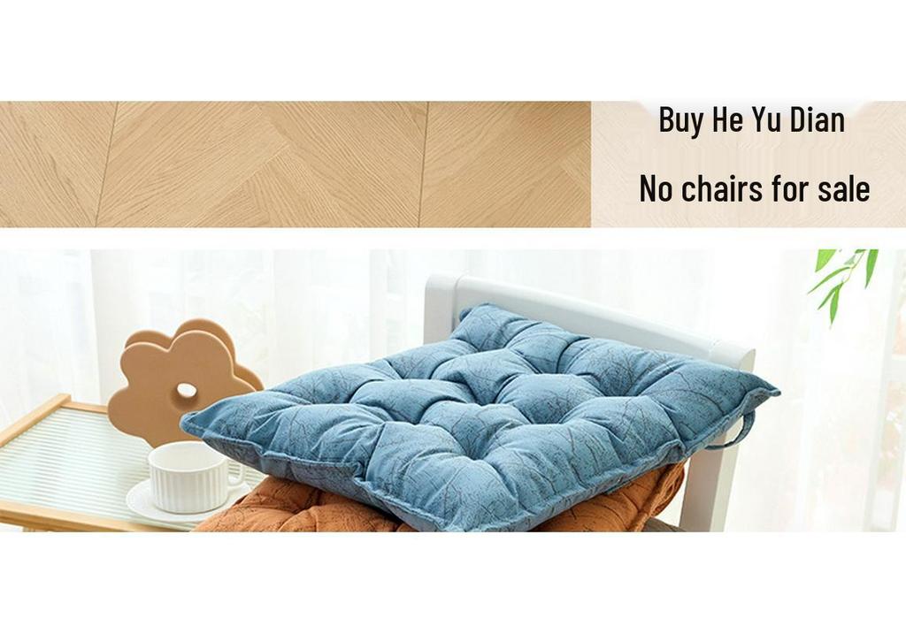 Luxurious Tech Fabric Tatami Chair Cushion - Heightening Seat for Home & Dining