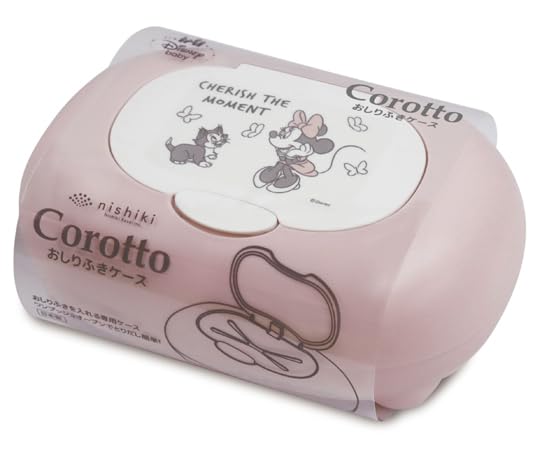 Nishiki Kasei Minnie Mouse Baby Wipe Case, PBE, 1 piece, 69-5713-25