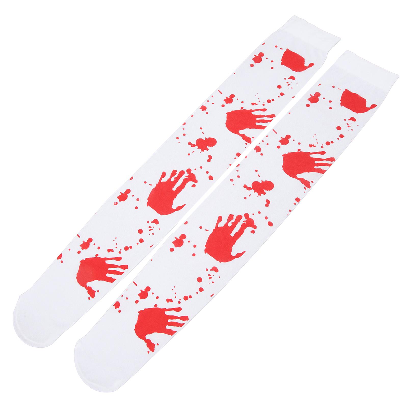 

Halloween Blood Stockings Soft Skin Friendly Decorative Highly Breathable Halloween Blood Stockings for Party Cosplay