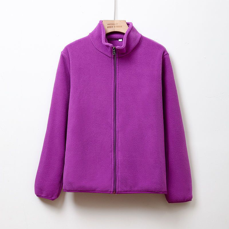 

Polar Fleece Coat Women Thick Autumn and Winter Joker Korean Version of Fleece Cardigan Couple Sweater Women 5XL