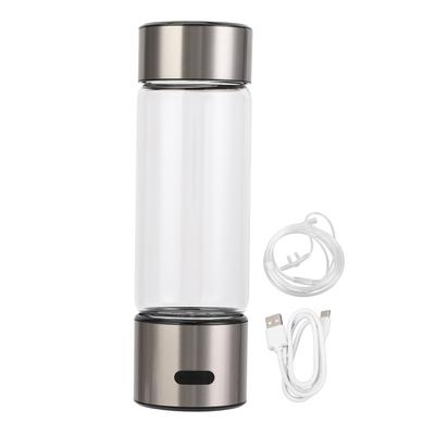 460ml Hydrogen Water Bottle Generator 1400ppb Portable Rechargeable Hydrogen Rich Water Generator
