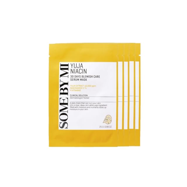 SOME BY MI - Yuja Niacin Blemish Care Serum Mask Bundle Set 25g x 5 sheets