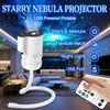 Multi Angle Projection Light Projector Night Light, Starry Sky Projector, 360 Degree Flexible Neck, Portable USB LED Lamp for Bedroom Ceiling,