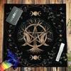Pentagrams Pattern Tarot Card Tablecloth Altars Cloth Divinations Tapestry