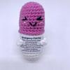 Cute Crocheted Time Capsule Doll: Desktop Healing Ornament & Pendant