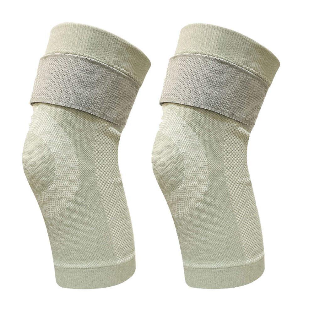 

1 пара самонагревающихся наколенников, теплые накладки, компрессионные рукава для коленей, поддержка коленного сустава для облегчения боли при артрите, тепловые гетры XXL серый
